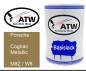 Preview: Porsche, Cognac Metallic, M8Z / W6: 500ml Lackdose, von ATW Autoteile West.